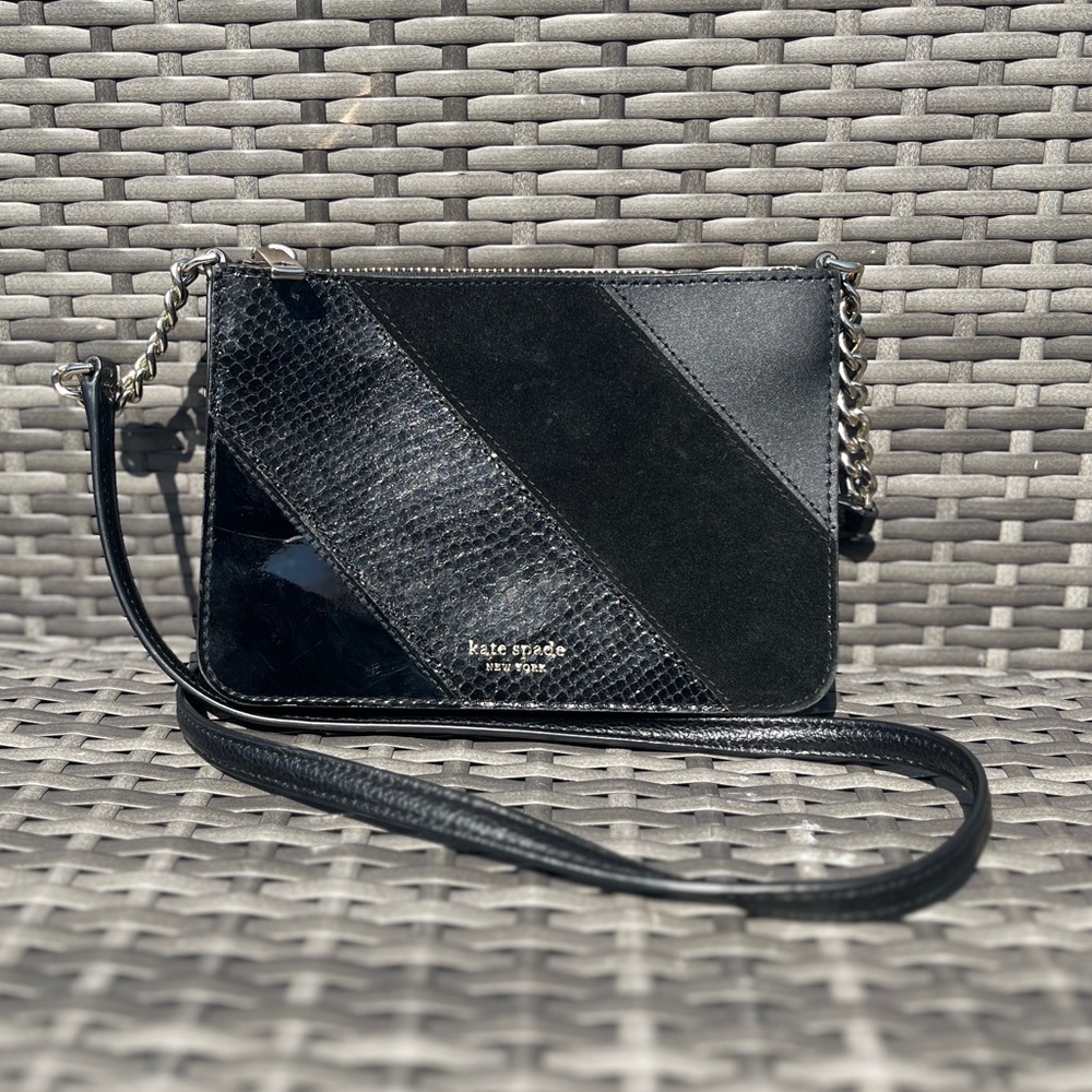 Kate Spade New York | EVA MIXED MATERIAL CHAIN CROSSBODY